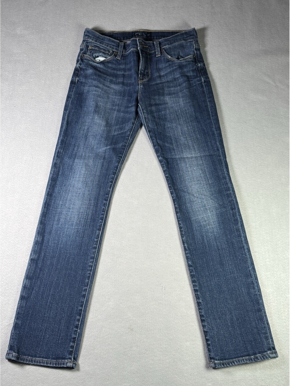 Lucky Brand Brooke Straight Jeans Women's Size 4/27 Medium Wash Stretch